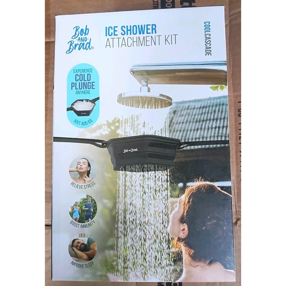 Bob and Brad CoolCascade Ice Shower Attachment Kit w/ Tray, Straps, Hooks